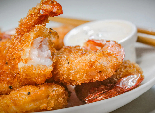 crevettes panées au panko